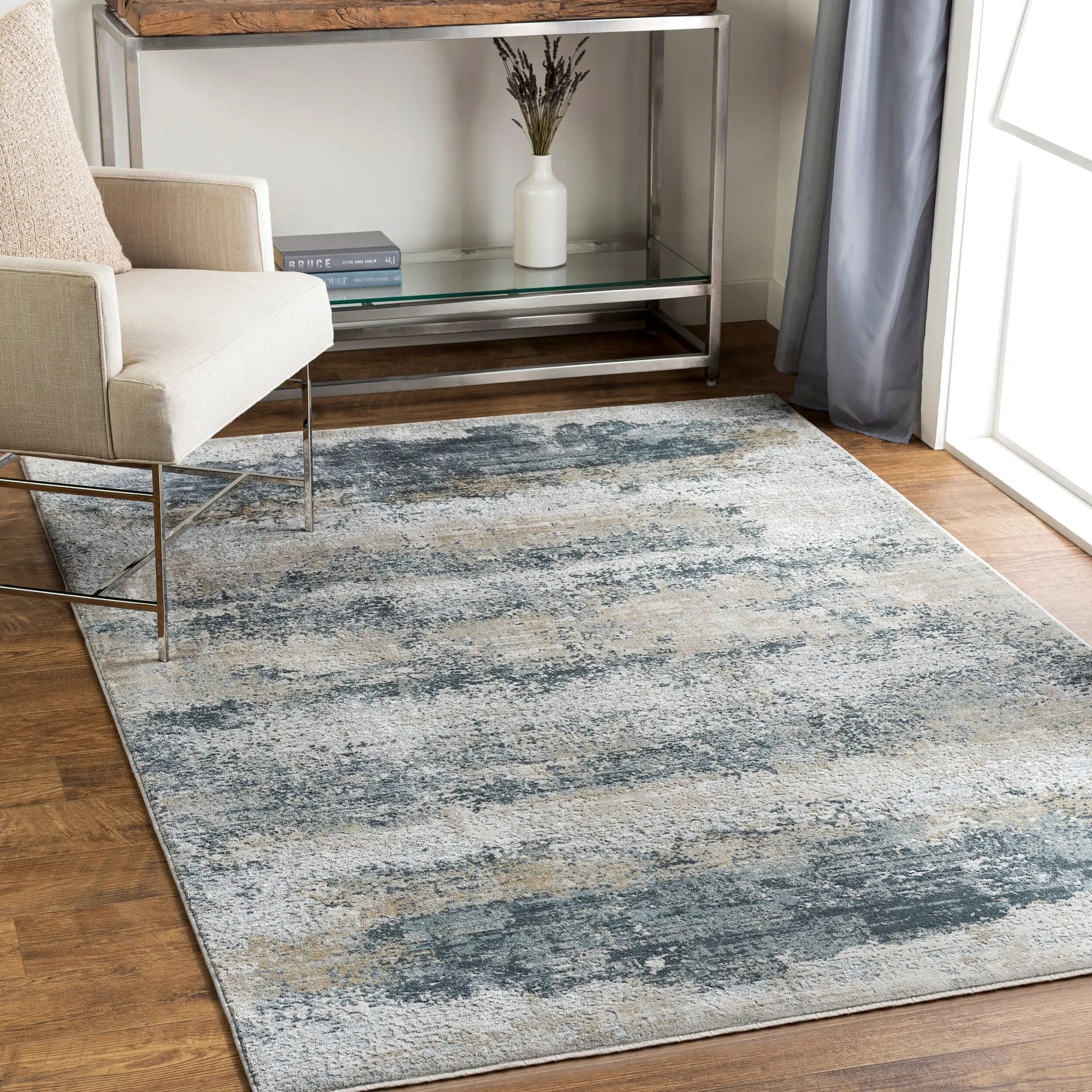 Brunswick BWK-2304 Dusty Sage Area Rug by LIVABLISS
