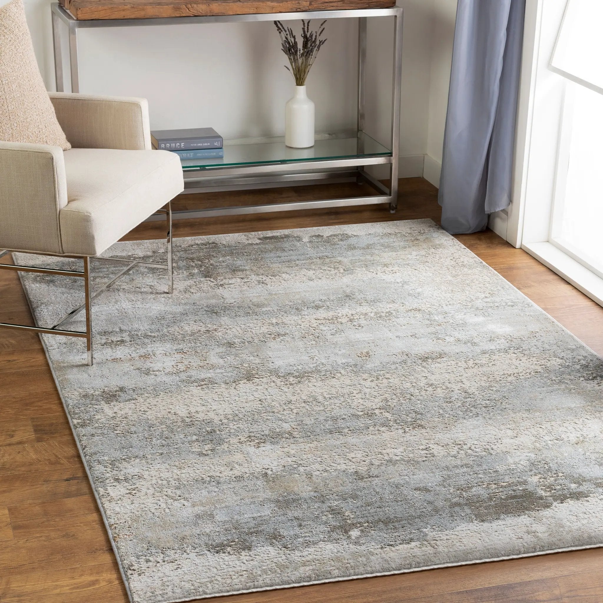 Brunswick BWK-2305 Dusty Sage Area Rug by LIVABLISS