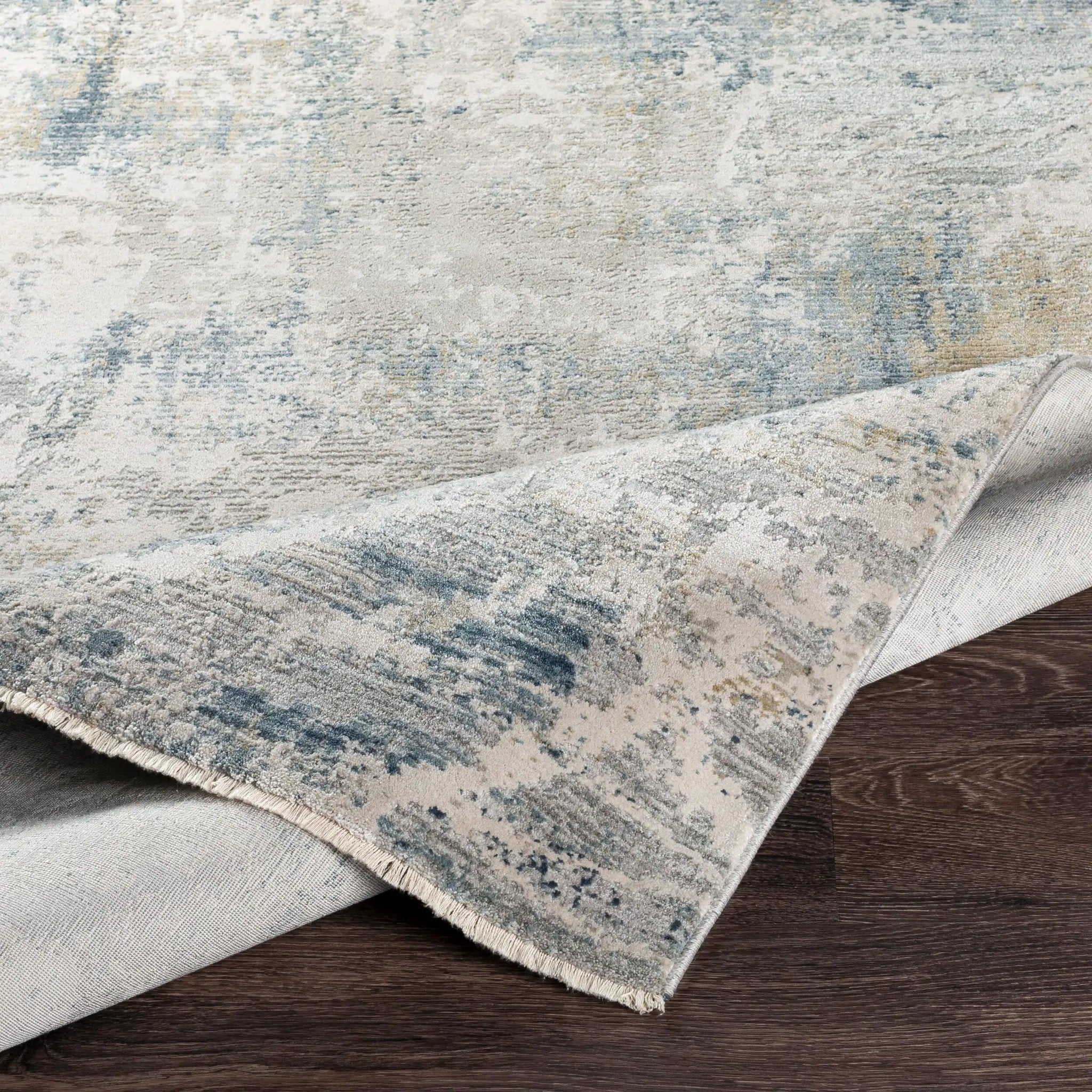 Brunswick BWK-2306 Pale-Blue Area Rug by LIVABLISS