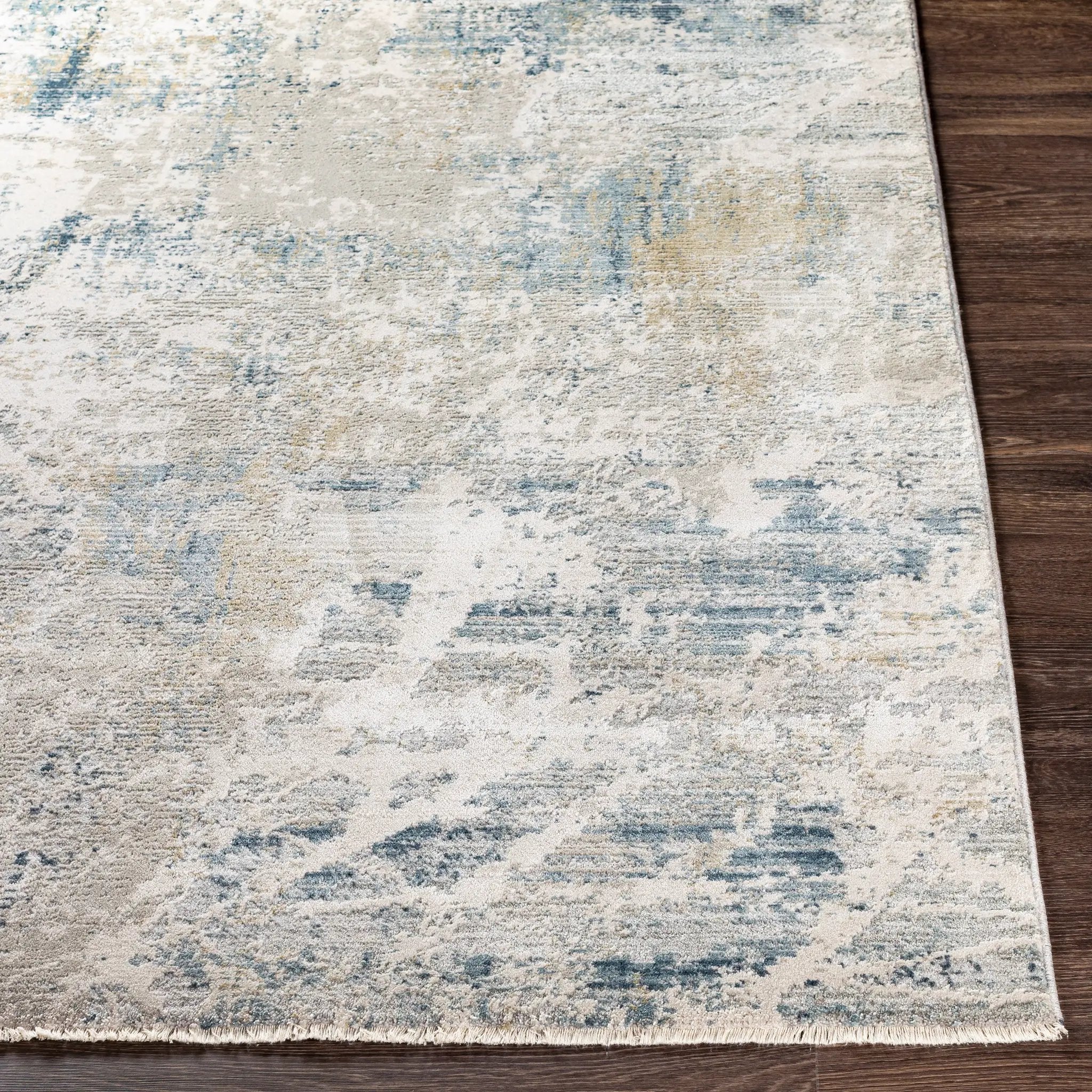 Brunswick BWK-2306 Pale-Blue Area Rug by LIVABLISS