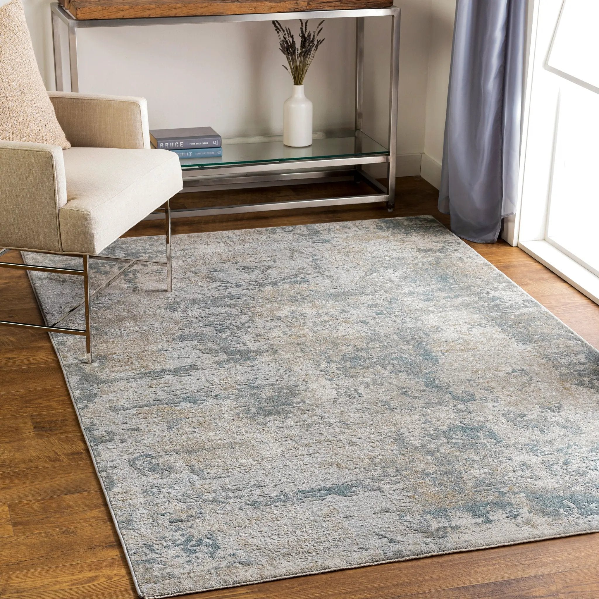 Brunswick BWK-2307 Dusty Sage Area Rug by LIVABLISS
