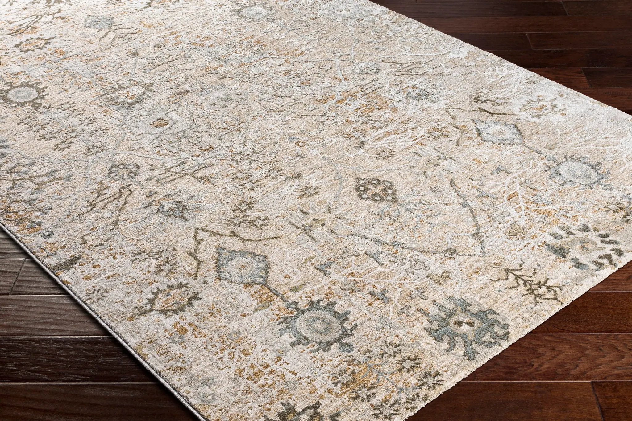 Brunswick BWK-2311 Taupe Area Rug by LIVABLISS