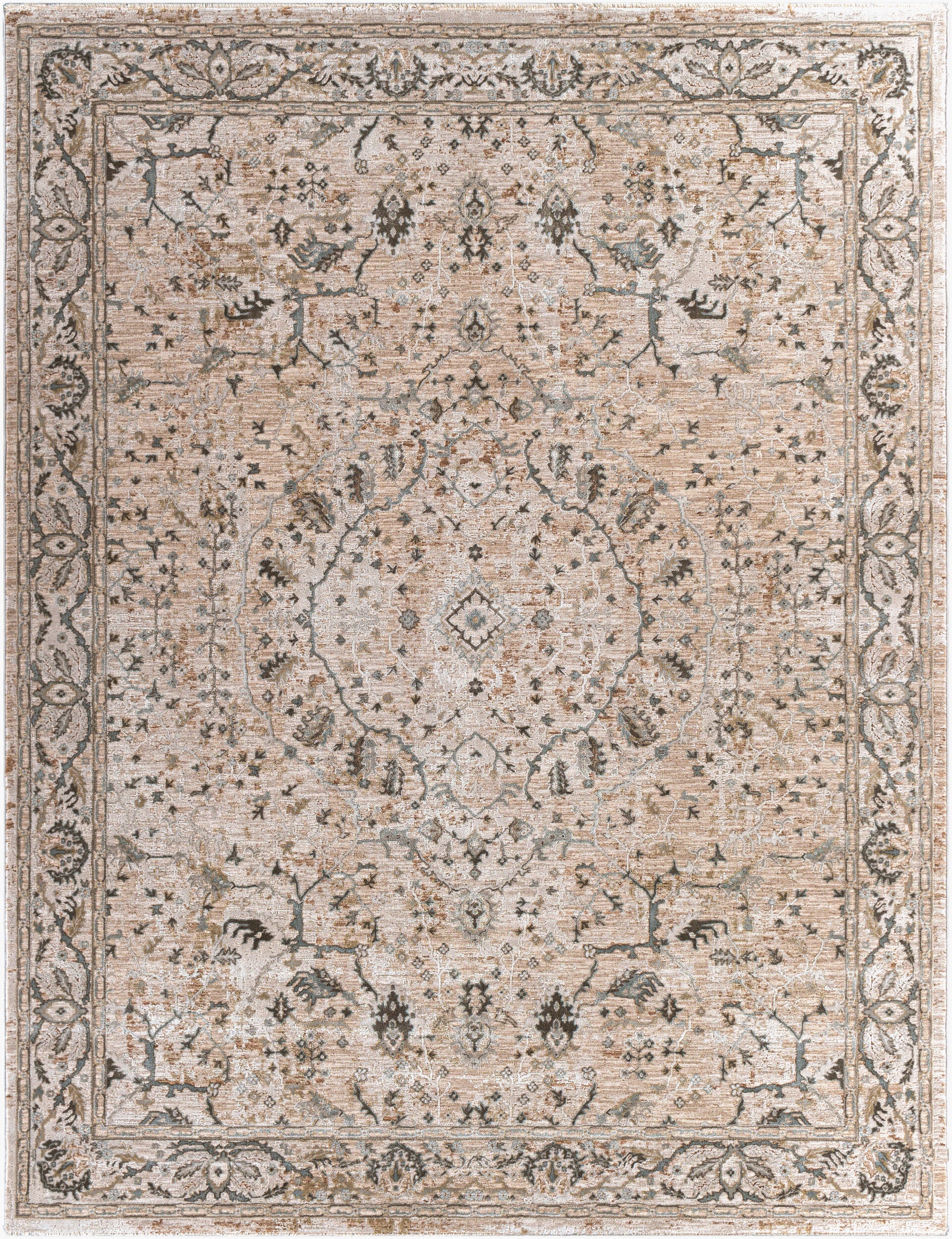LIVABLISS Brunswick BWK-2312 Light Beige Area Rug