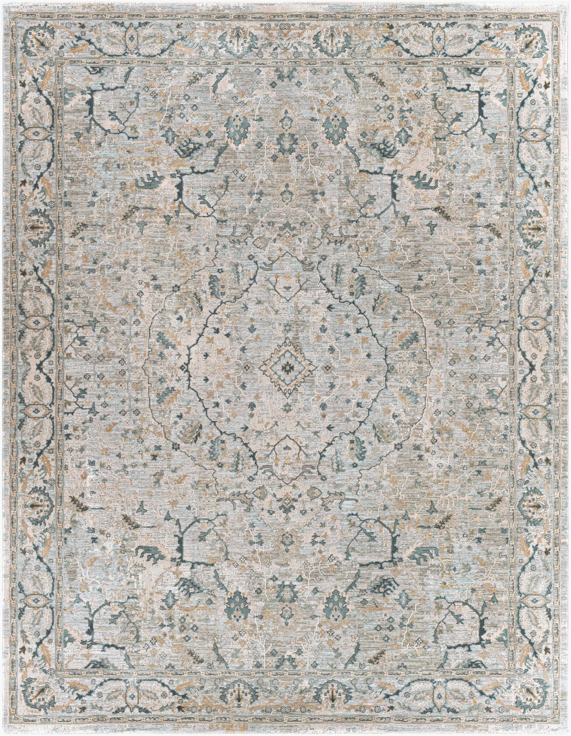 LIVABLISS Brunswick BWK-2314 Deep Teal Area Rug