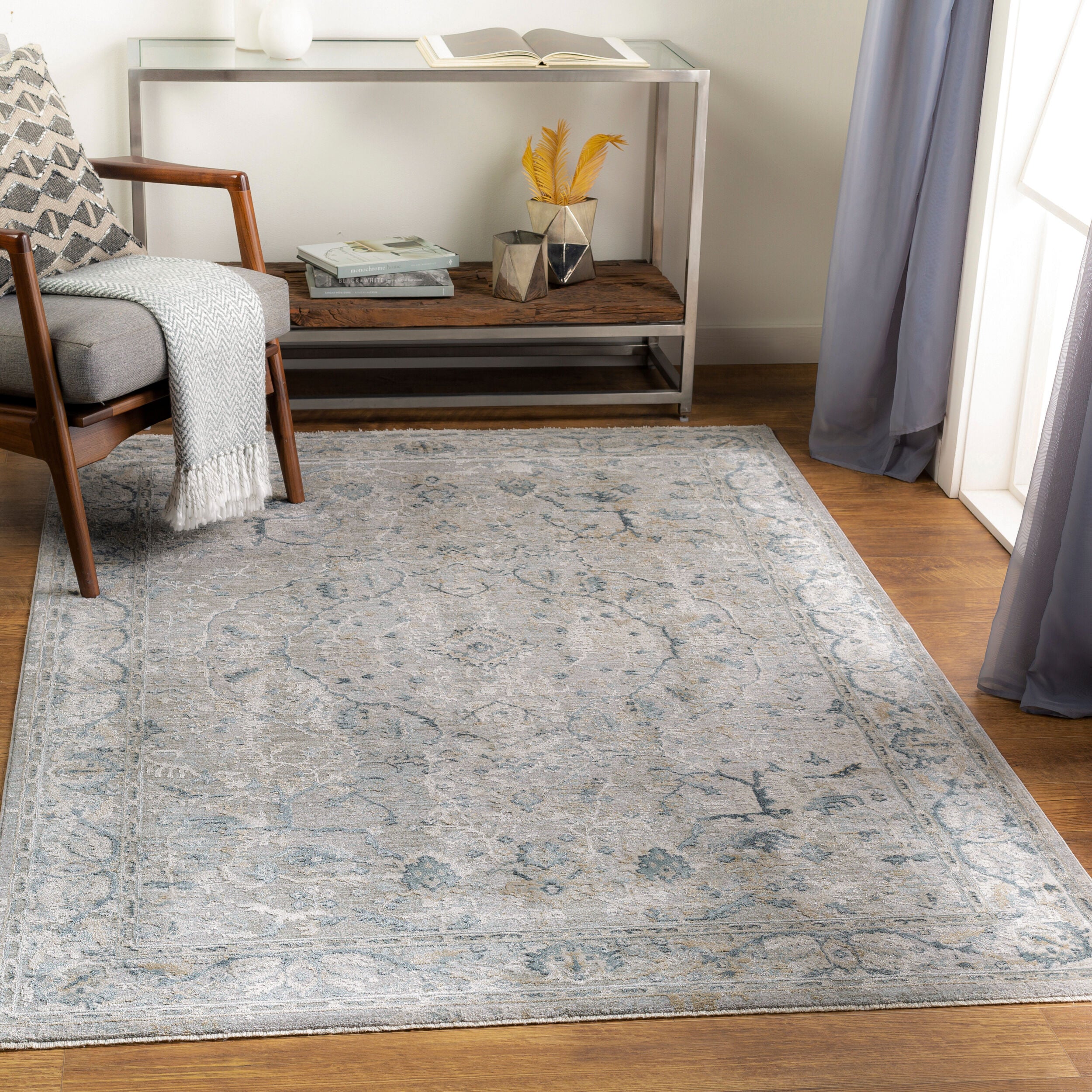 LIVABLISS Brunswick BWK-2314 Deep Teal Area Rug
