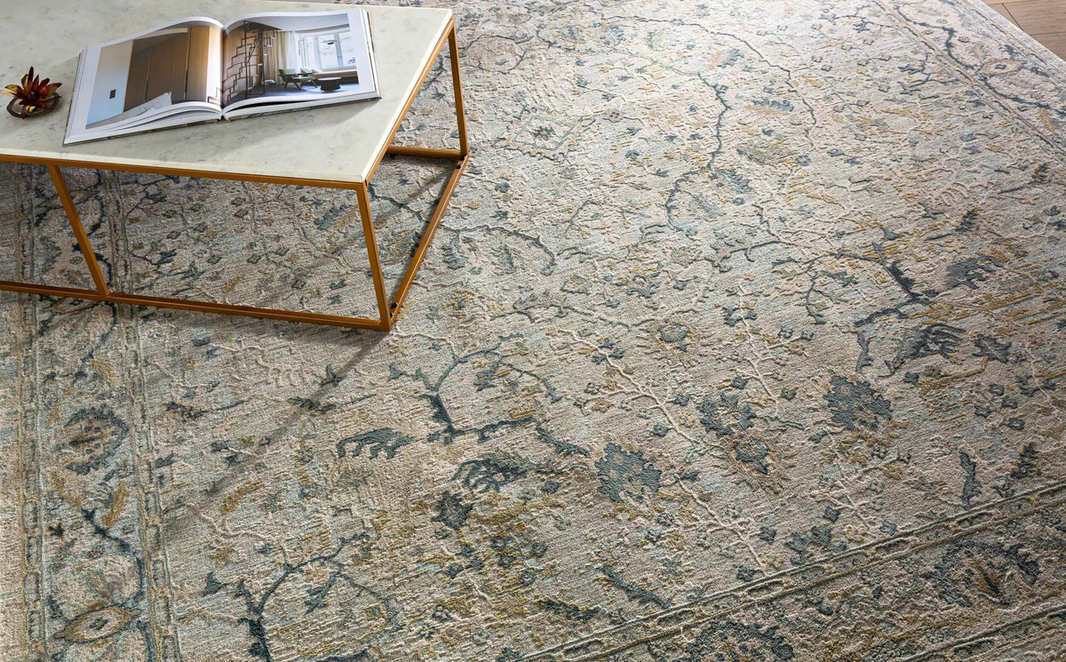 Brunswick BWK-2314 Deep Teal Area Rug by LIVABLISS