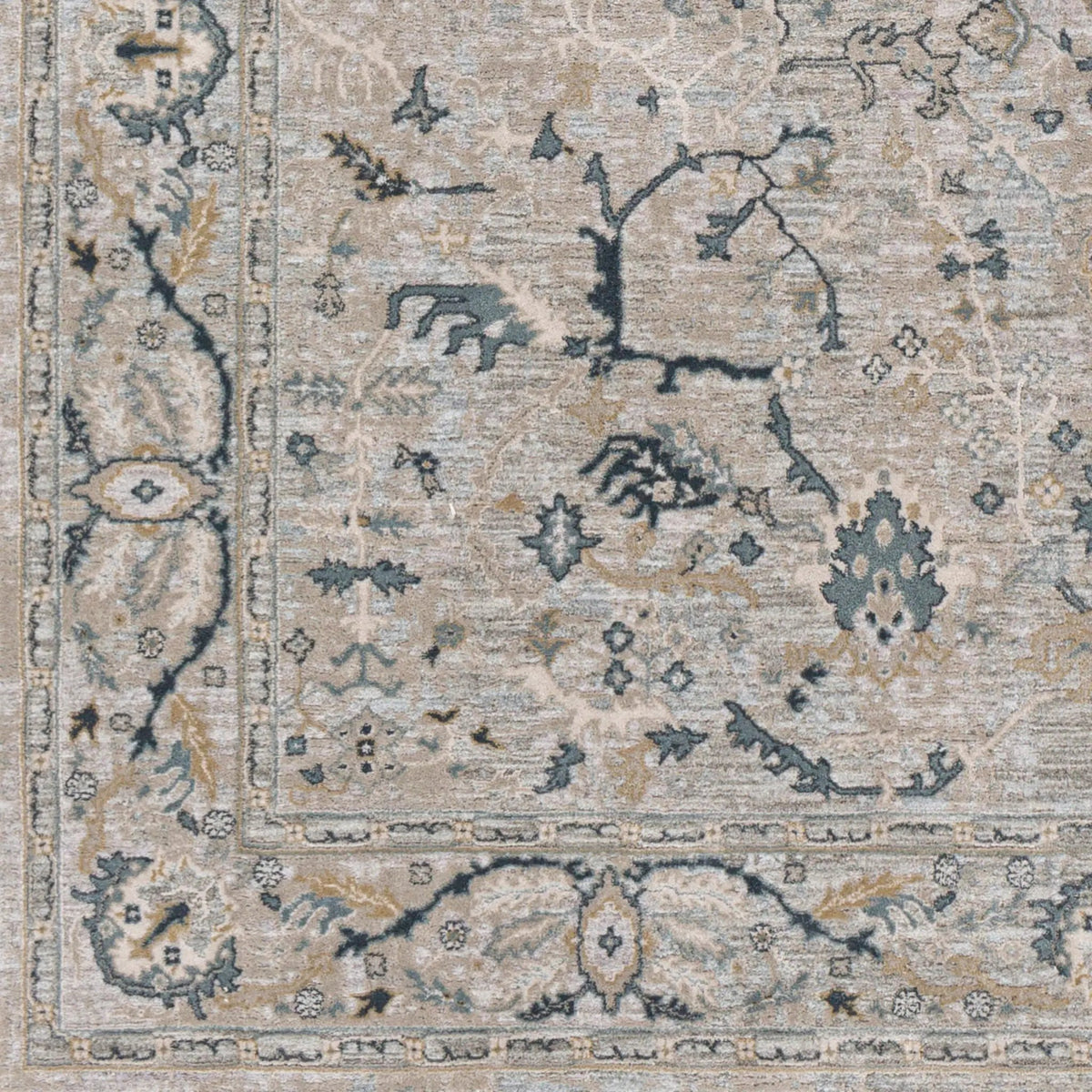 Brunswick BWK-2314 Deep Teal Area Rug by LIVABLISS