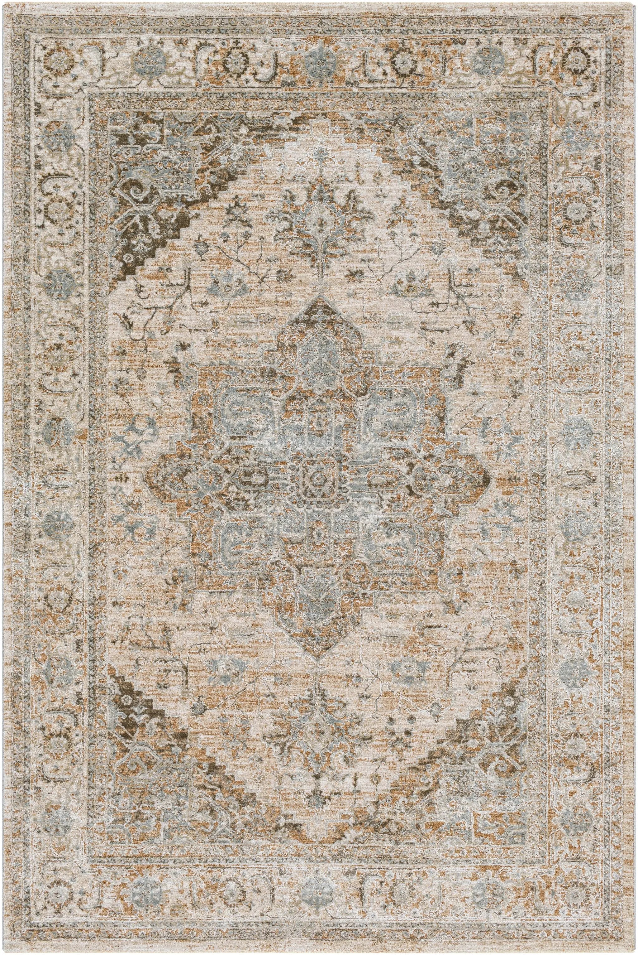 Brunswick BWK-2320 Light-Beige Area Rug by LIVABLISS