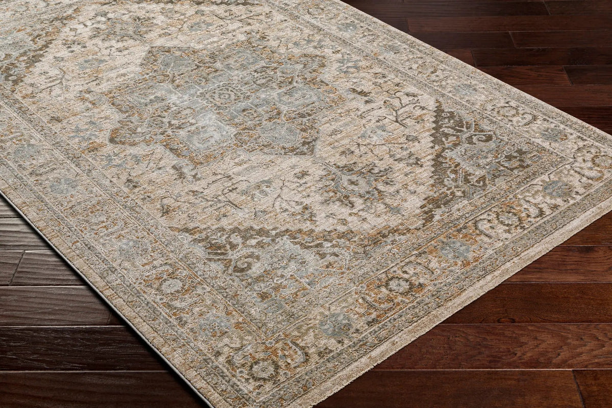 Brunswick BWK-2320 Light-Beige Area Rug by LIVABLISS