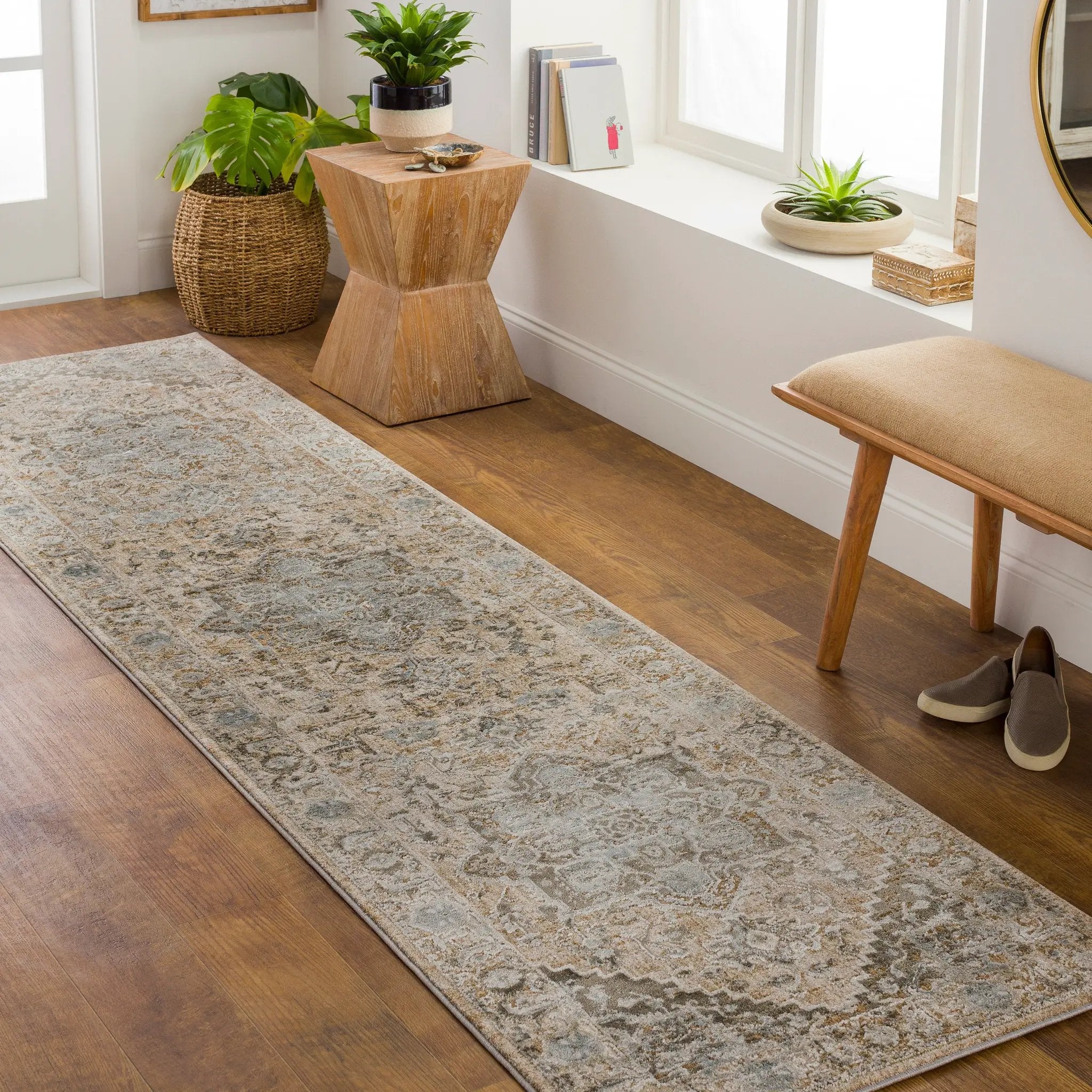 Brunswick BWK-2320 Light-Beige Area Rug by LIVABLISS