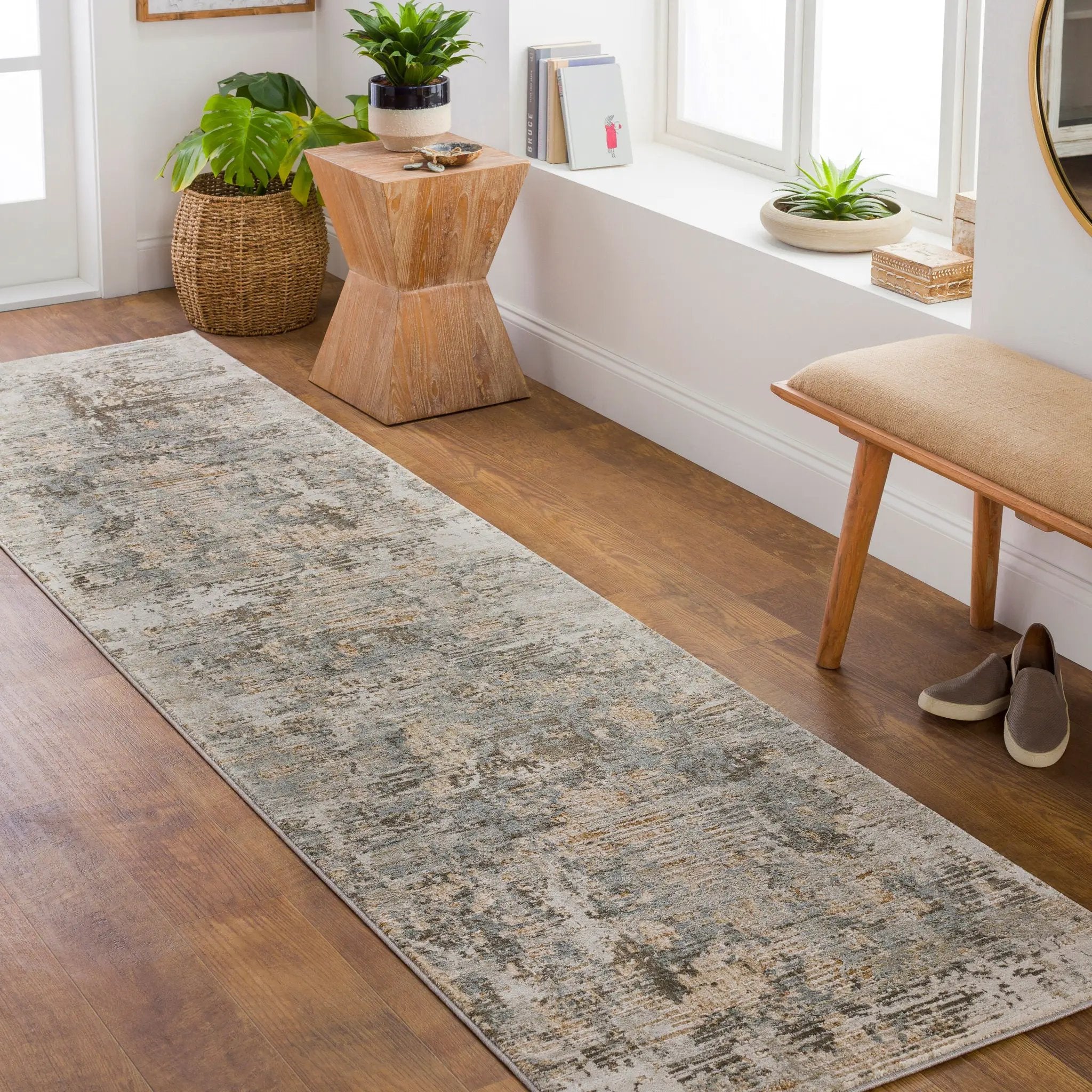 Brunswick BWK-2321 Dusty Sage Area Rug by LIVABLISS