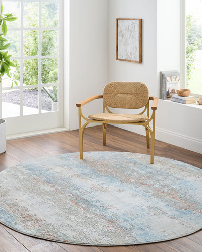 LIVABLISS Brunswick BWK-2327 Blue Area Rug