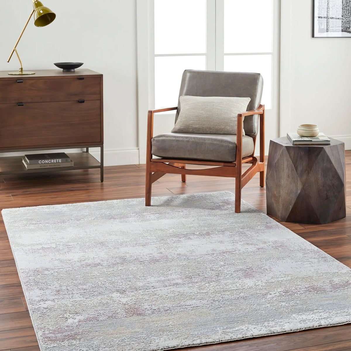 Brunswick BWK-2328 Blue Area Rug by LIVABLISS