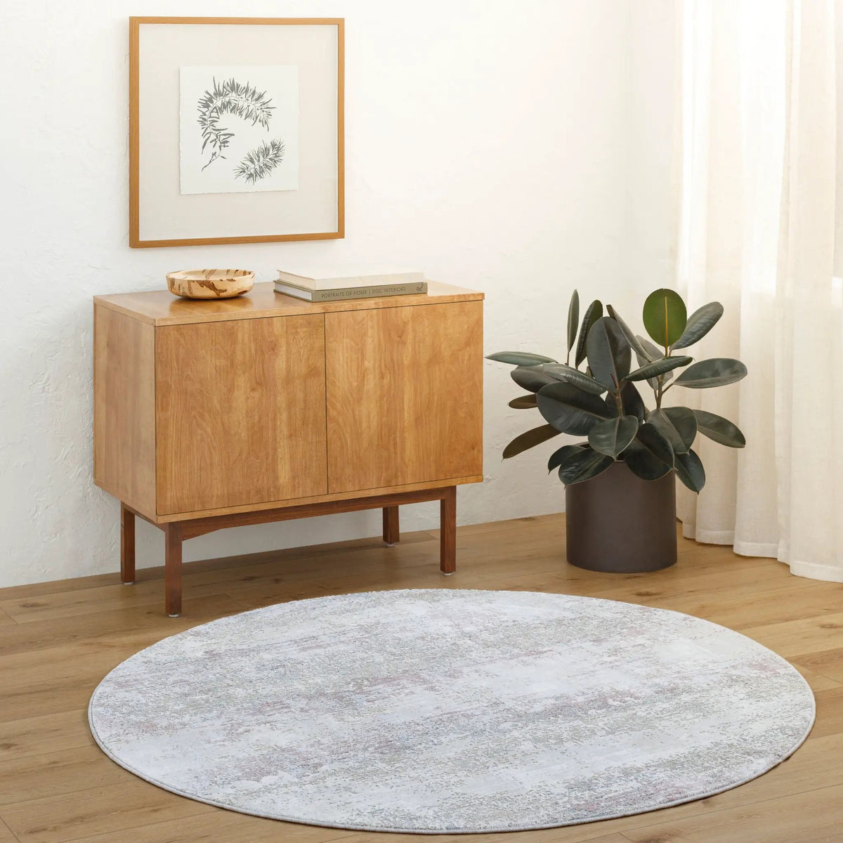 Brunswick BWK-2328 Blue Area Rug by LIVABLISS
