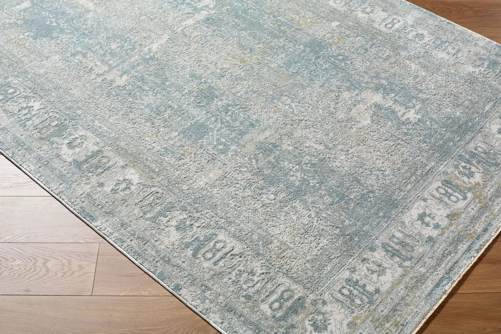 Brunswick BWK-2339 Cream Area Rug by LIVABLISS