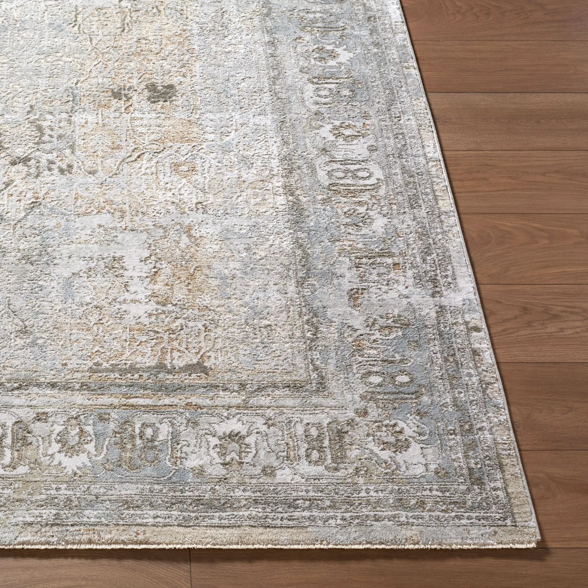 Brunswick BWK-2340 Cream Area Rug by LIVABLISS