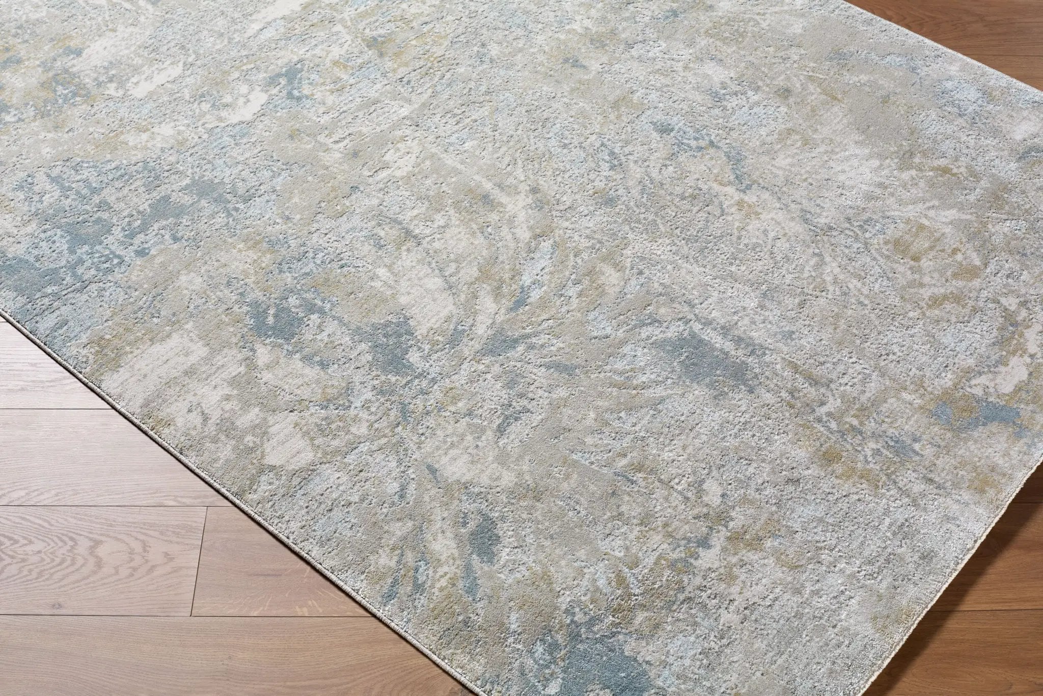 Brunswick BWK-2341 Light-Gray Area Rug by LIVABLISS