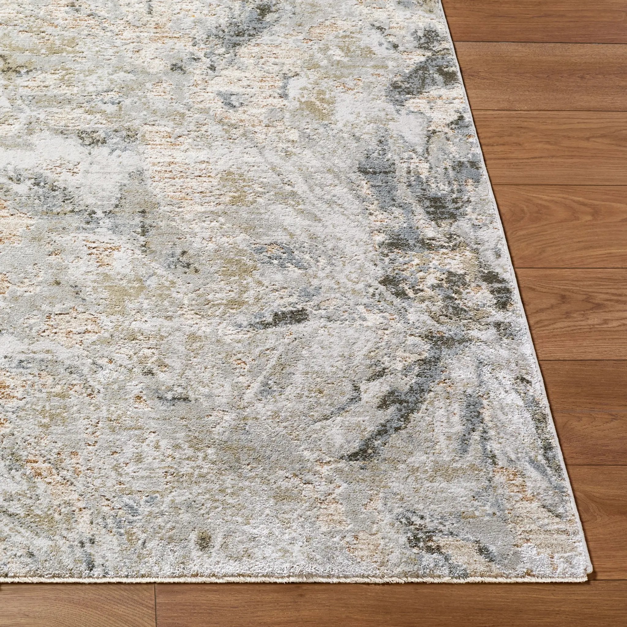 Brunswick BWK-2342 Light-Gray Area Rug by LIVABLISS