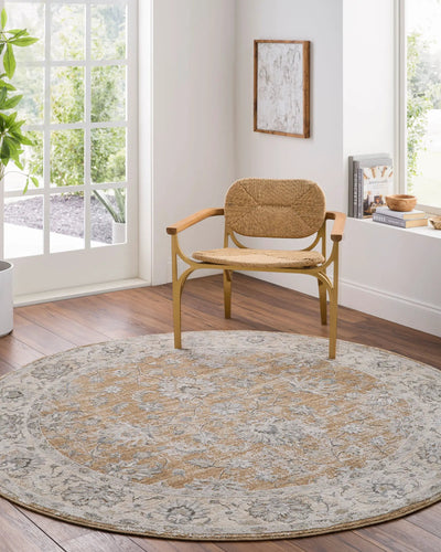 Brunswick BWK-2343 Light Brown Area Rug by LIVABLISS