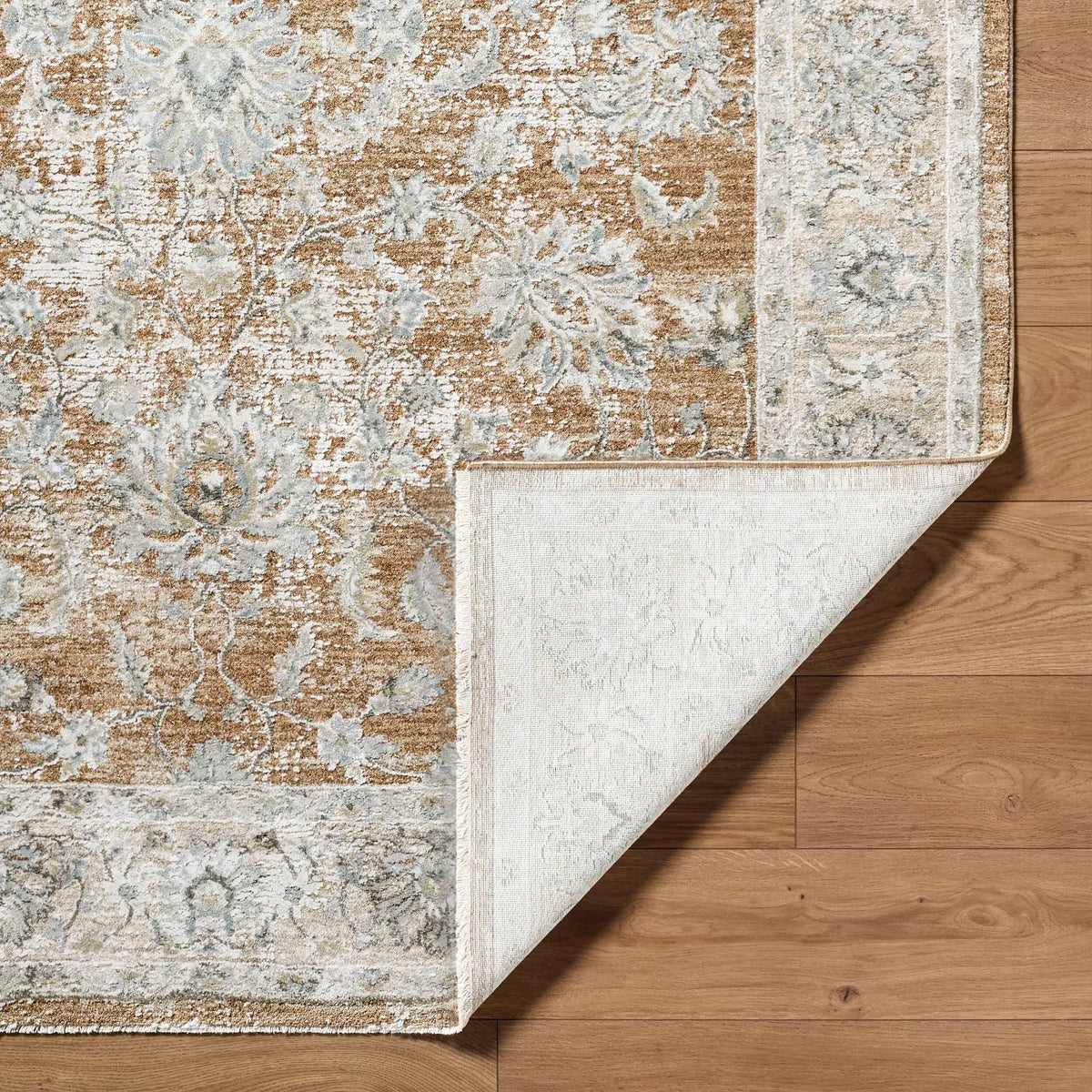Brunswick BWK-2343 Light Brown Area Rug by LIVABLISS