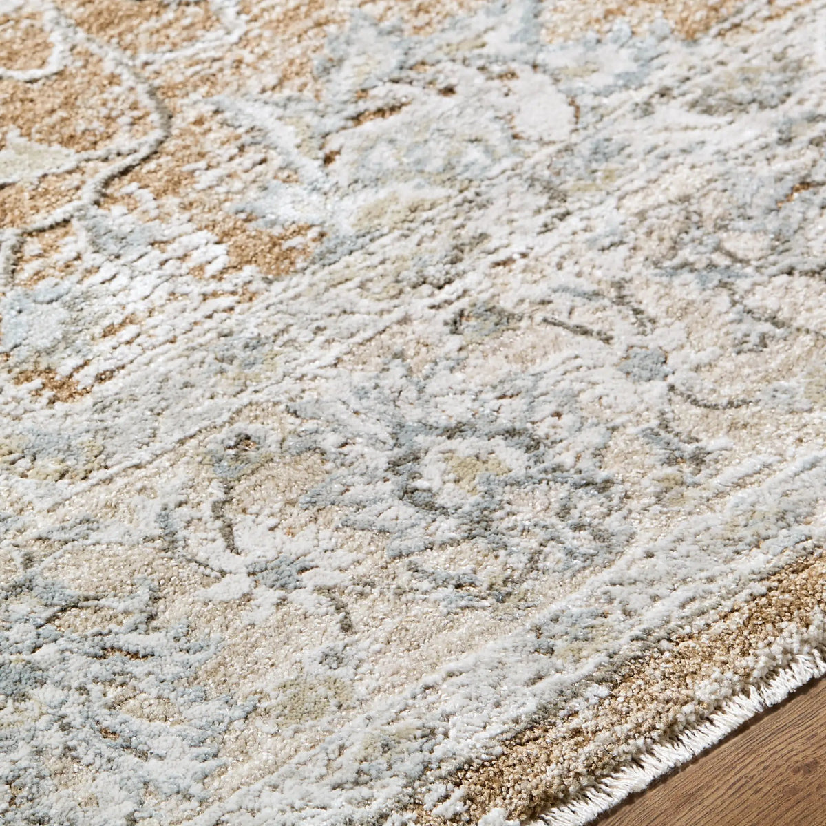 Brunswick BWK-2343 Light Brown Area Rug by LIVABLISS