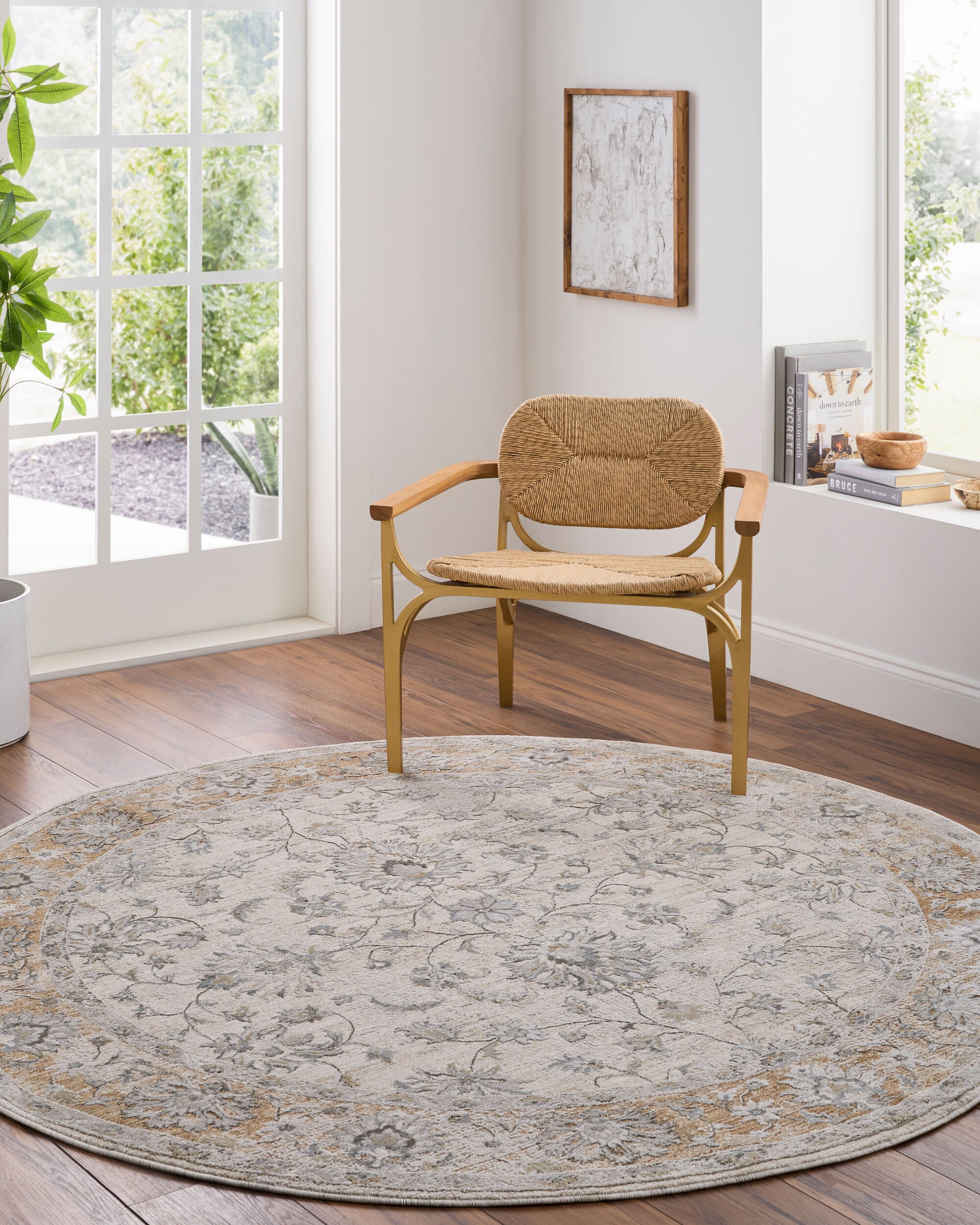 LIVABLISS Brunswick BWK-2344 Light Gray Area Rug