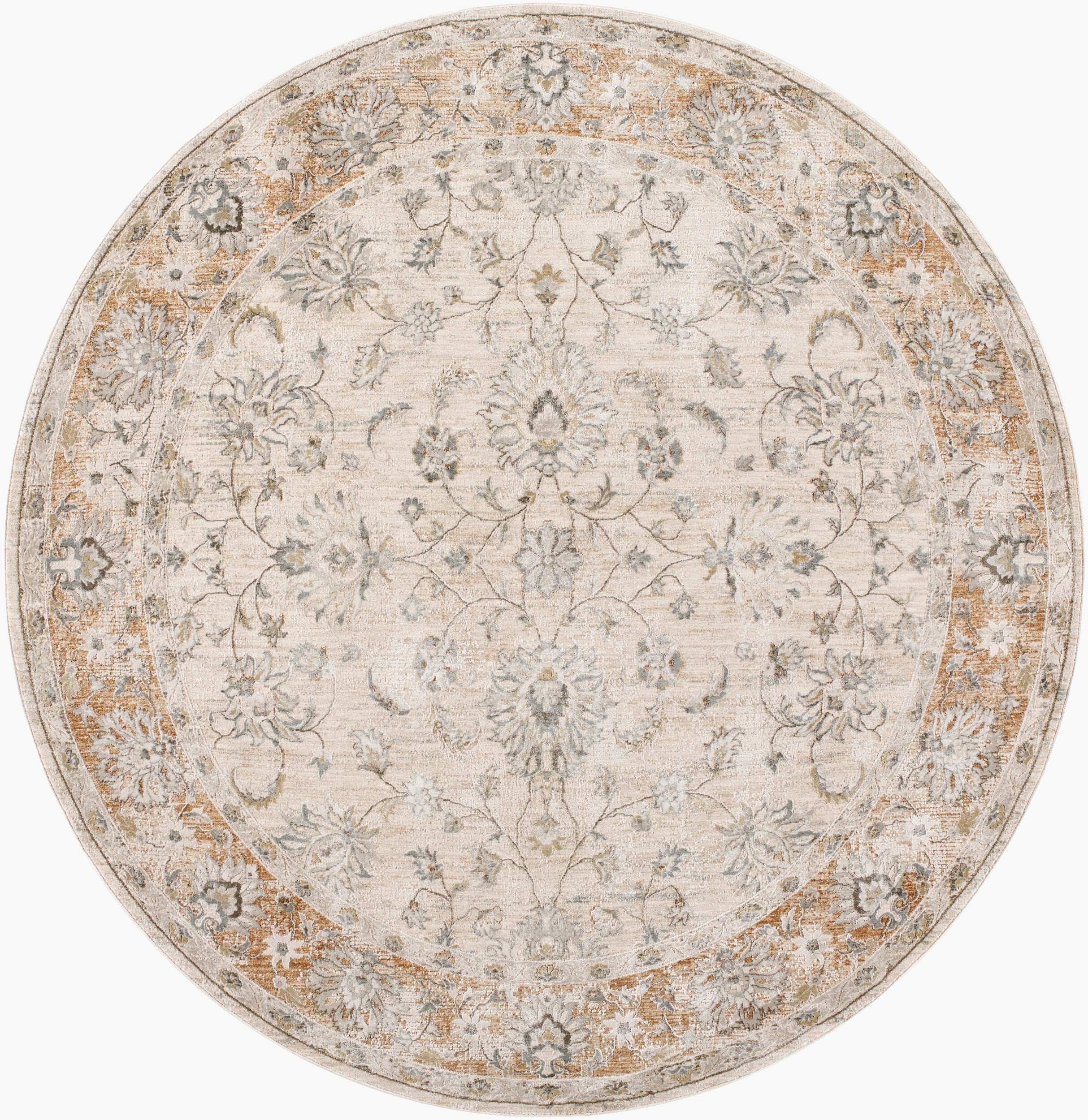 LIVABLISS Brunswick BWK-2344 Light Gray Area Rug
