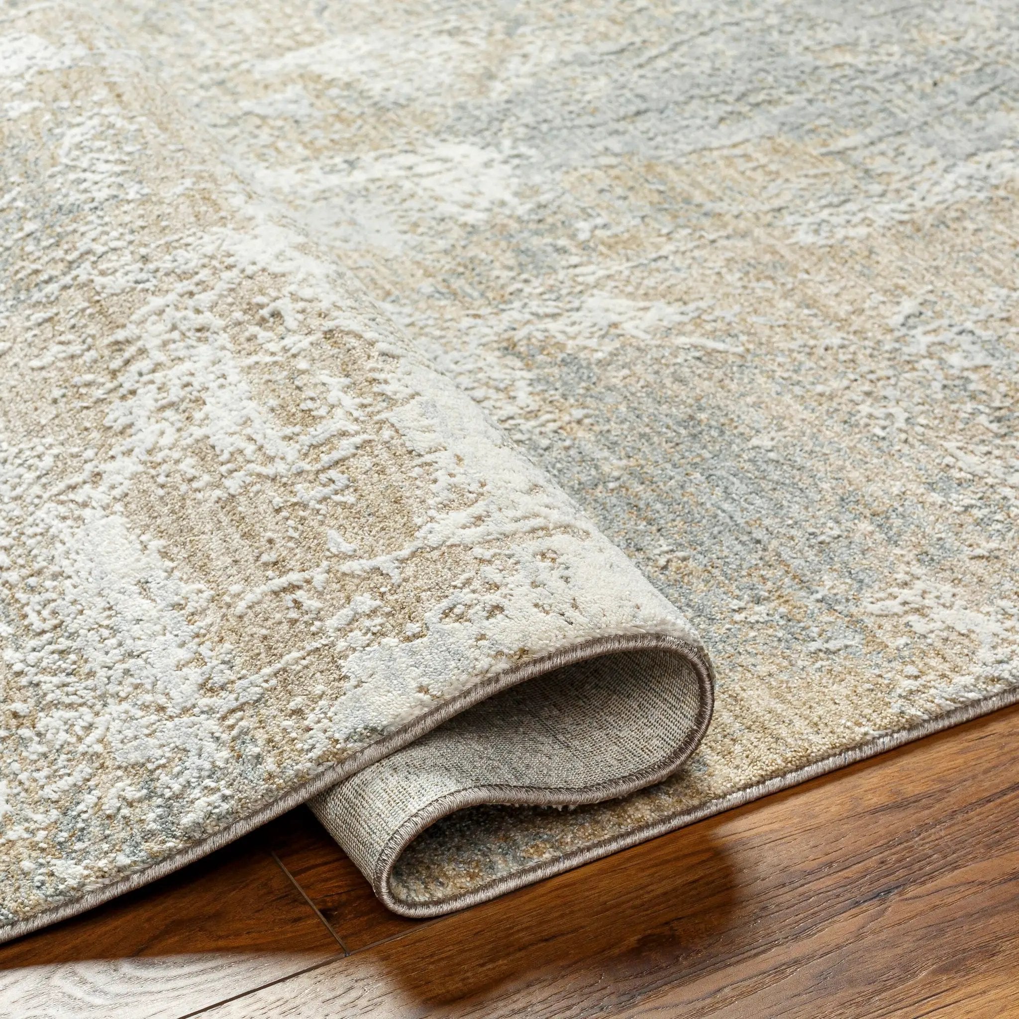 Brunswick BWK-2345 Cream Area Rug by LIVABLISS