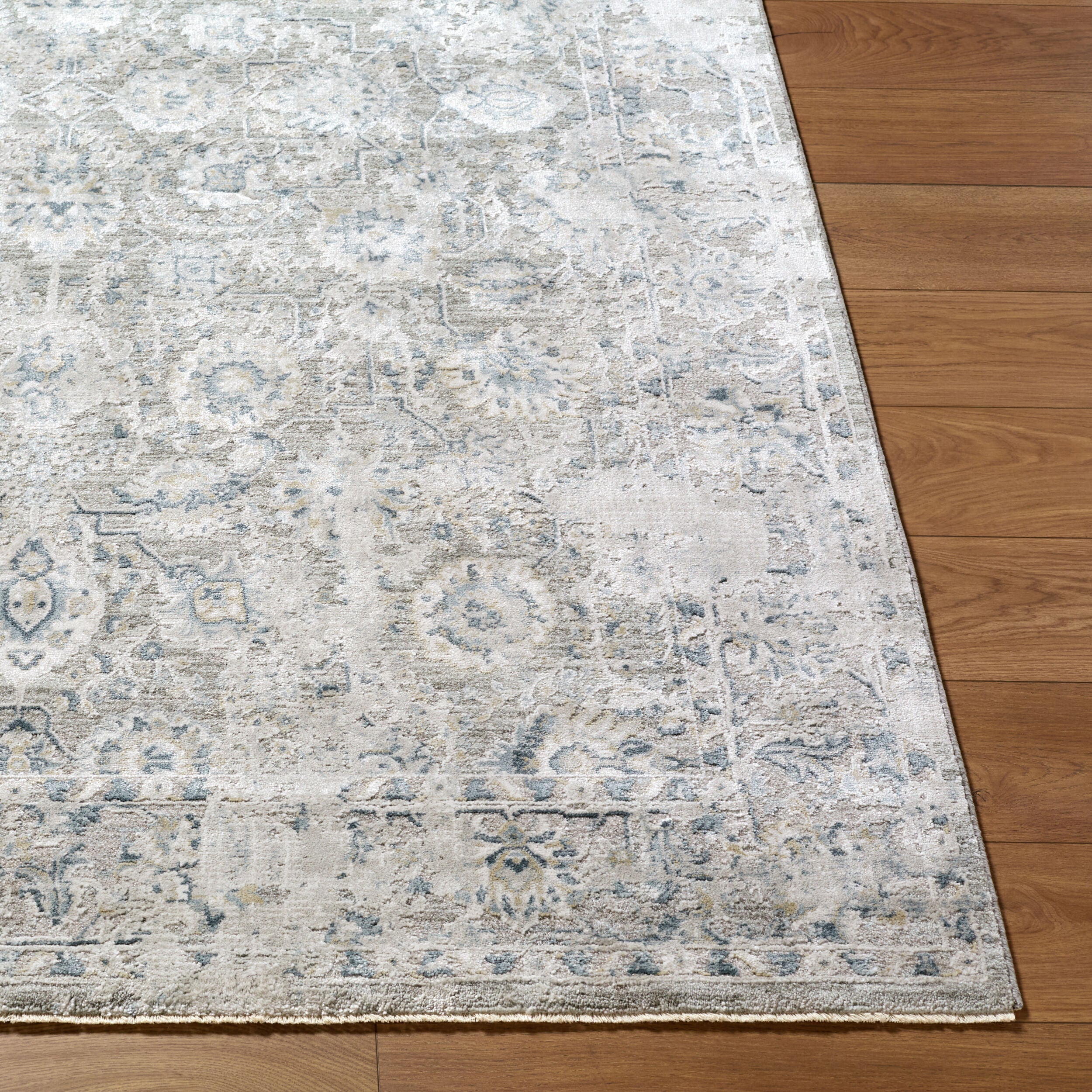 Surya Brunswick BWK-2349 Light Gray Area Rug by LIVABLISS