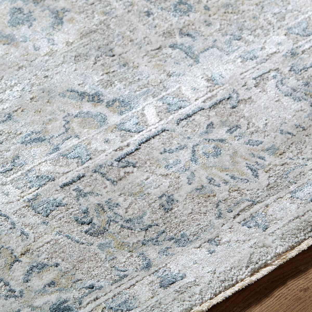 Brunswick BWK-2349 Light-Gray Area Rug by LIVABLISS