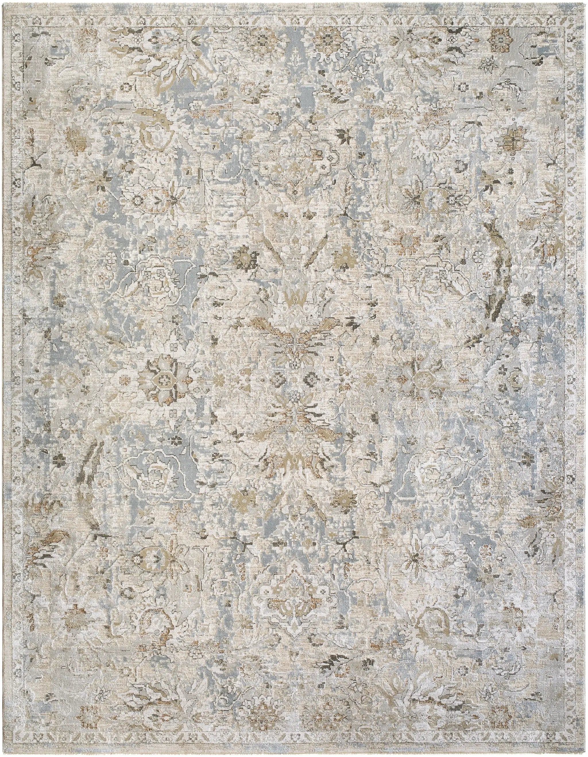 Brunswick BWK-2351 Light-Gray Area Rug by LIVABLISS