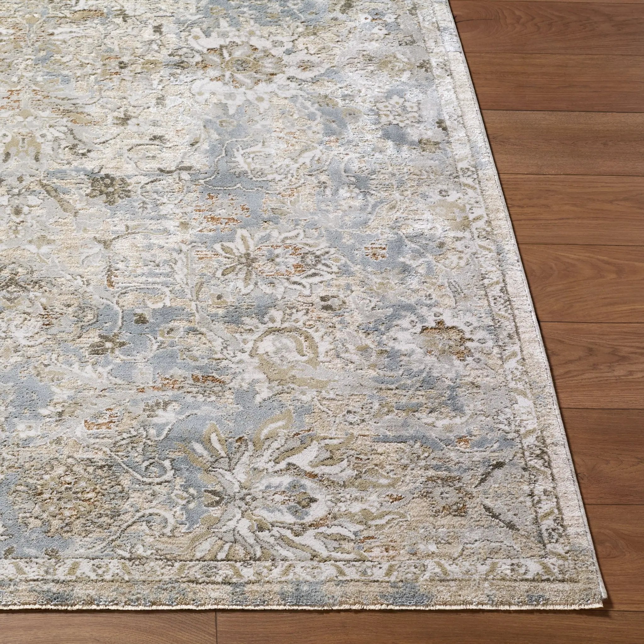 Brunswick BWK-2351 Light-Gray Area Rug by LIVABLISS