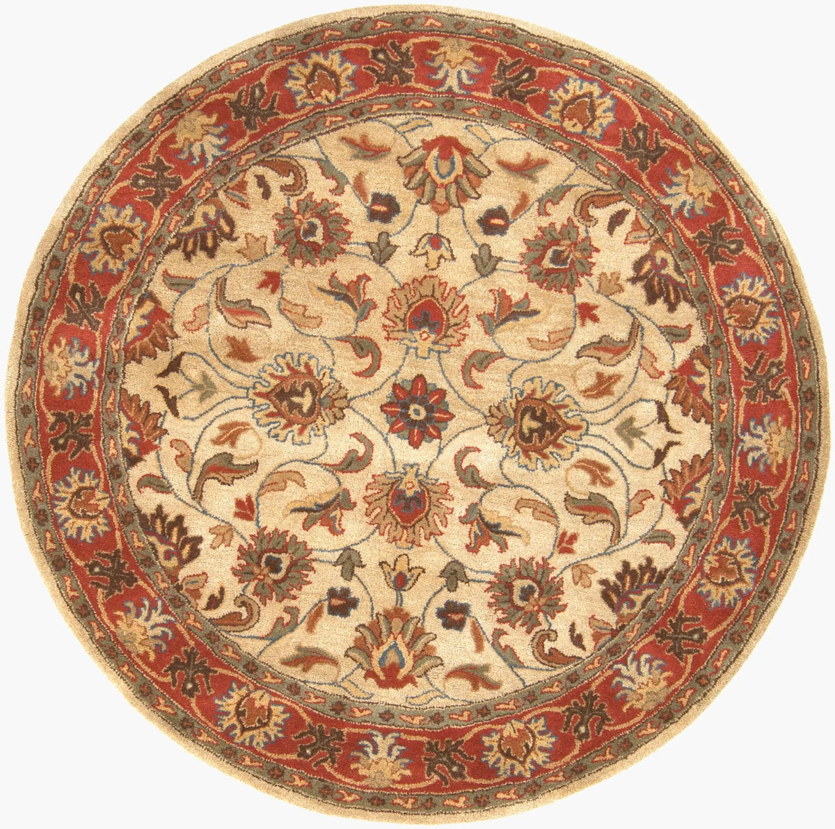 Caesar CAE-1001 Tan Area Rug by LIVABLISS