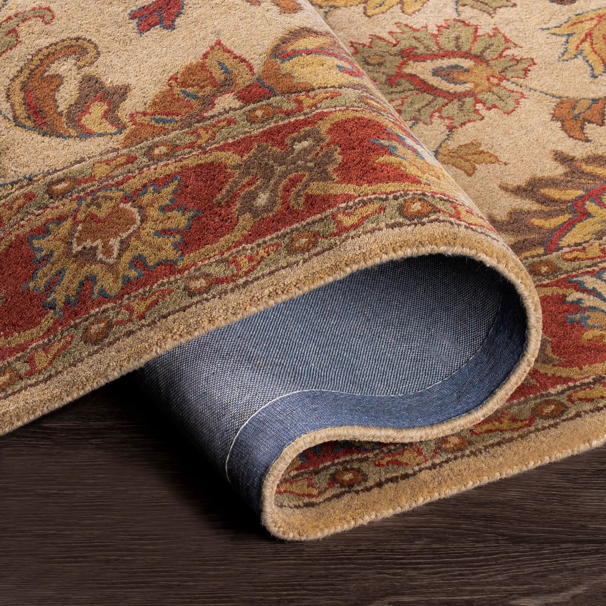 Caesar CAE-1001 Tan Area Rug by LIVABLISS