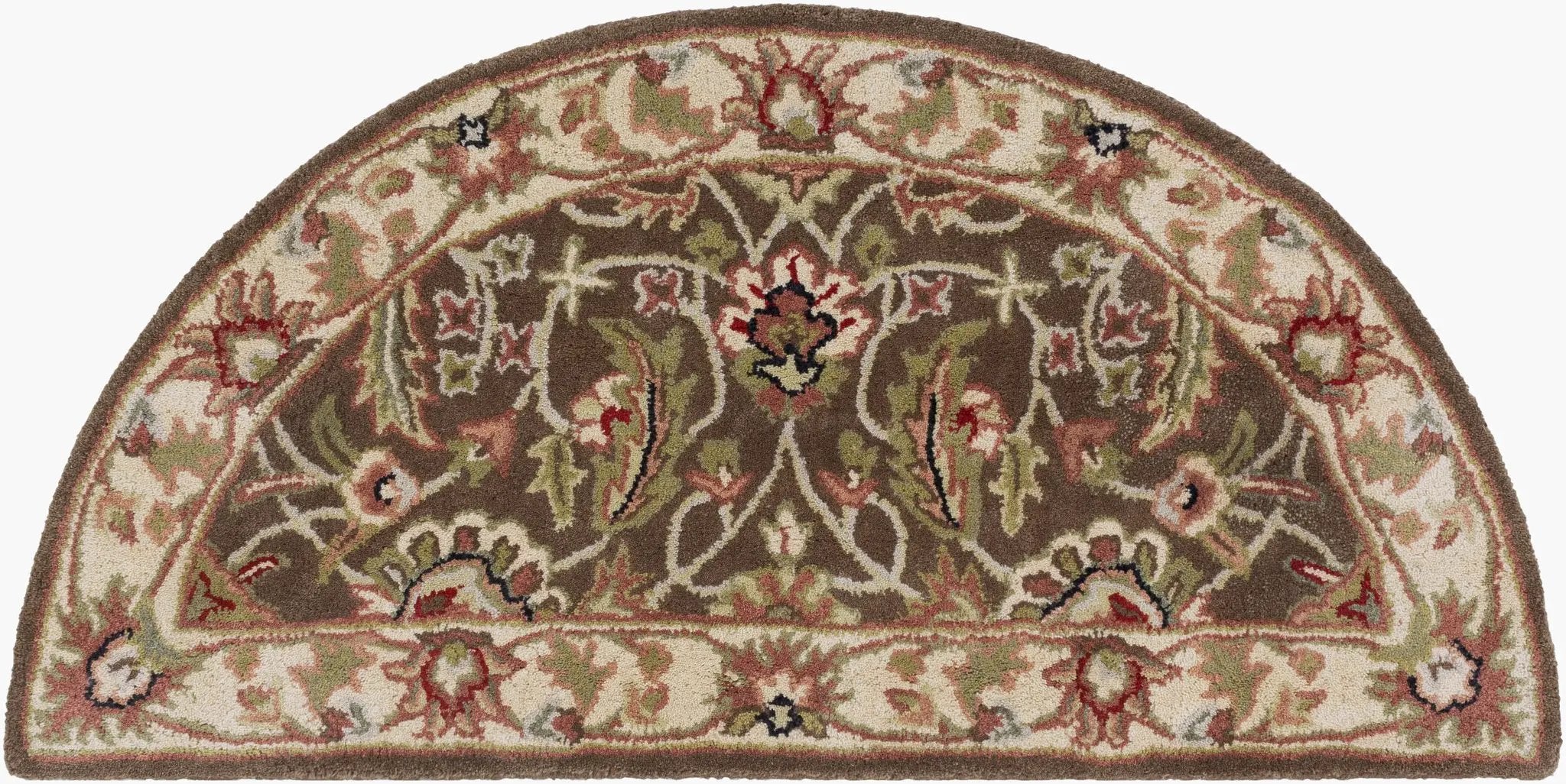 Caesar CAE-1003 Dark-Brown Area Rug by LIVABLISS