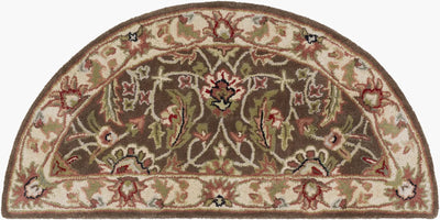Caesar CAE-1003 Dark-Brown Area Rug by LIVABLISS