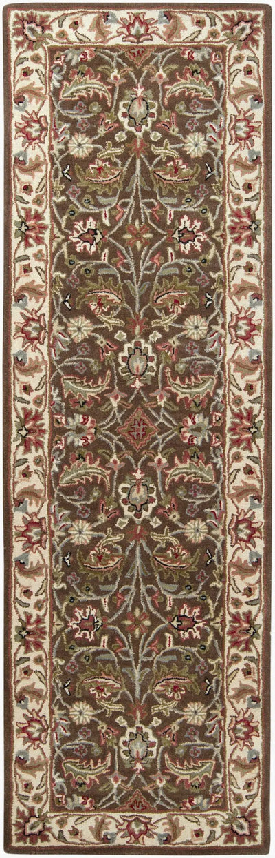 Caesar CAE-1003 Dark-Brown Area Rug by LIVABLISS