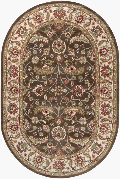 LIVABLISS Caesar CAE-1003 Dark Brown Hand Tufted Area Rug