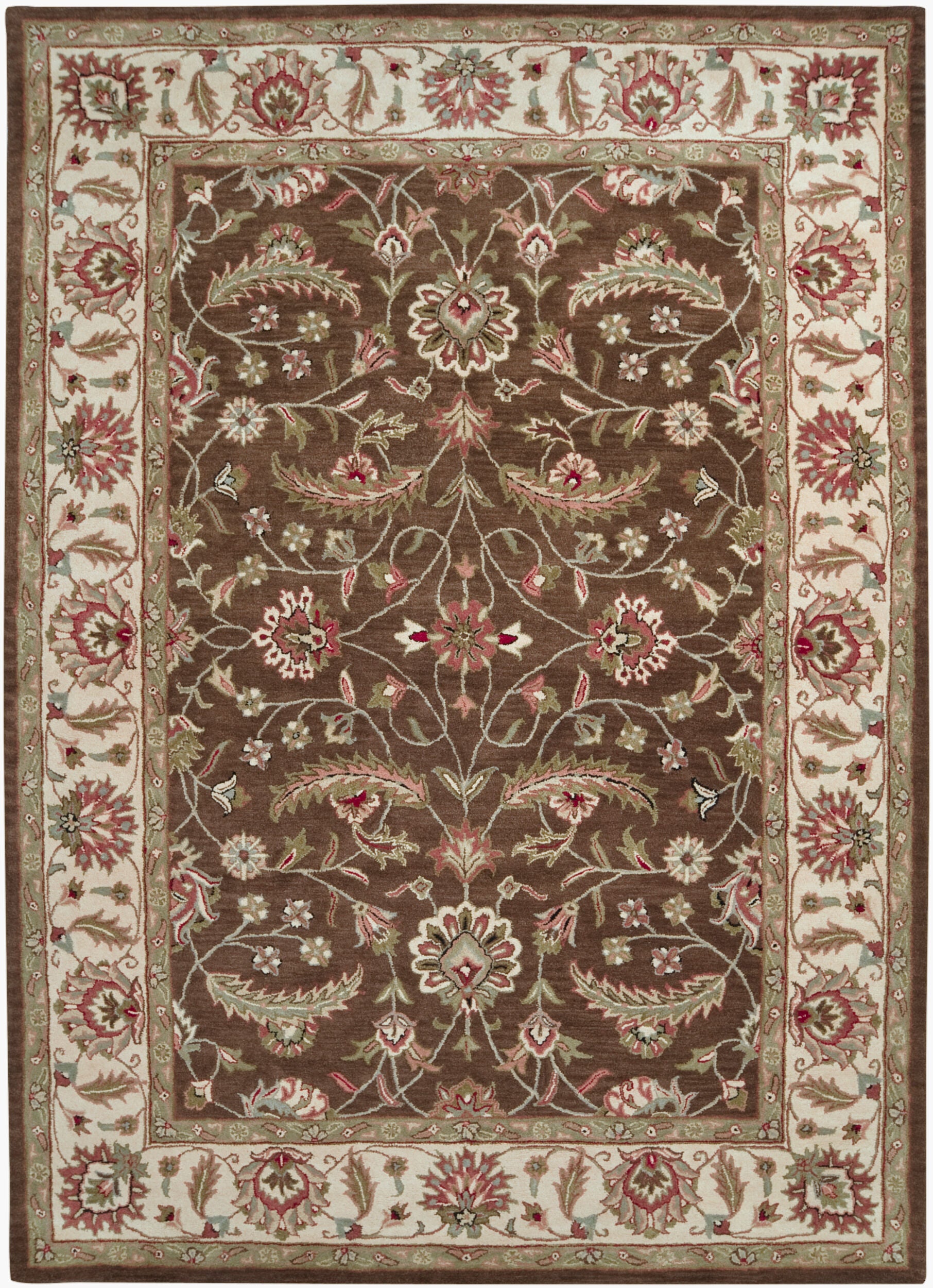 LIVABLISS Caesar CAE-1003 Dark Brown Hand Tufted Area Rug