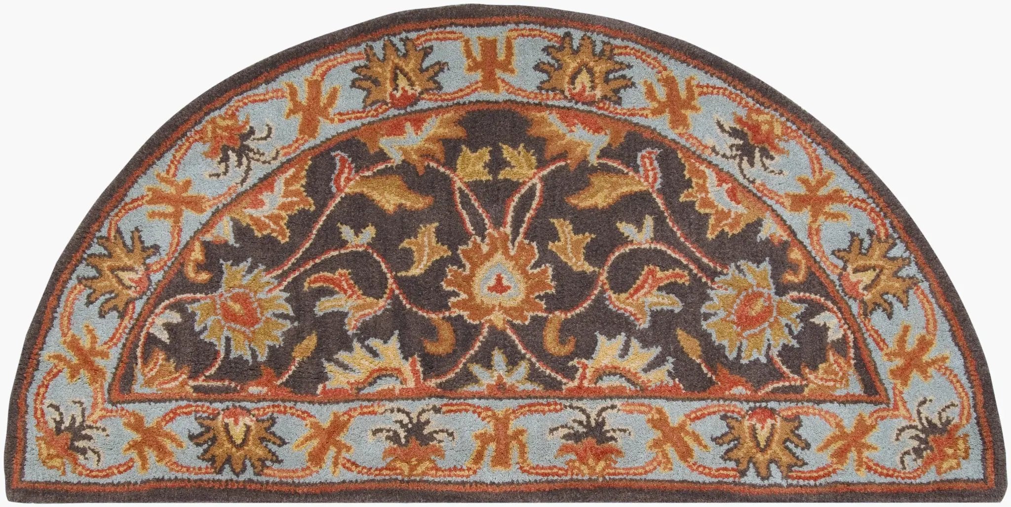 Caesar CAE-1004 Charcoal Area Rug by LIVABLISS