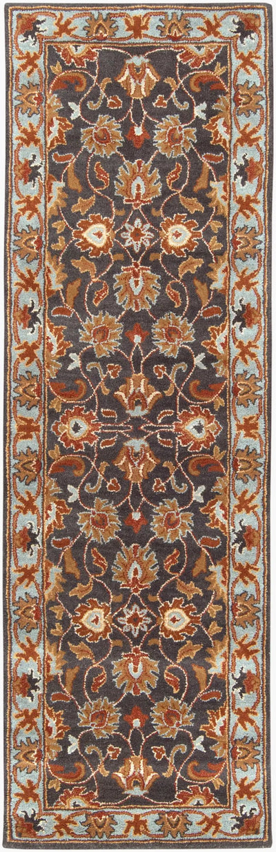 Caesar CAE-1004 Charcoal Area Rug by LIVABLISS