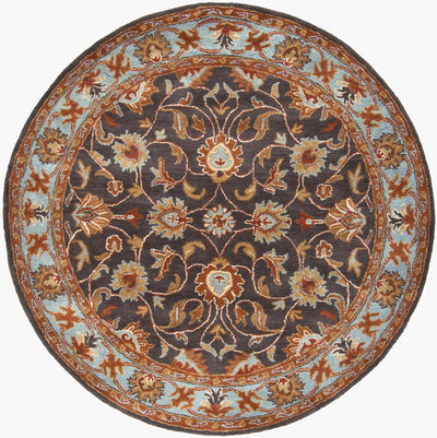 Caesar CAE-1004 Charcoal Area Rug by LIVABLISS