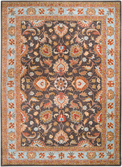 Caesar CAE-1004 Charcoal Area Rug by LIVABLISS