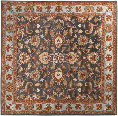 Caesar CAE-1004 Charcoal Area Rug by LIVABLISS