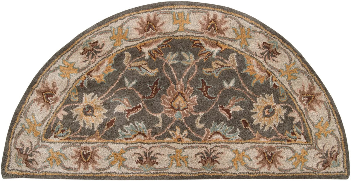 Caesar CAE-1005 Charcoal Area Rug by LIVABLISS
