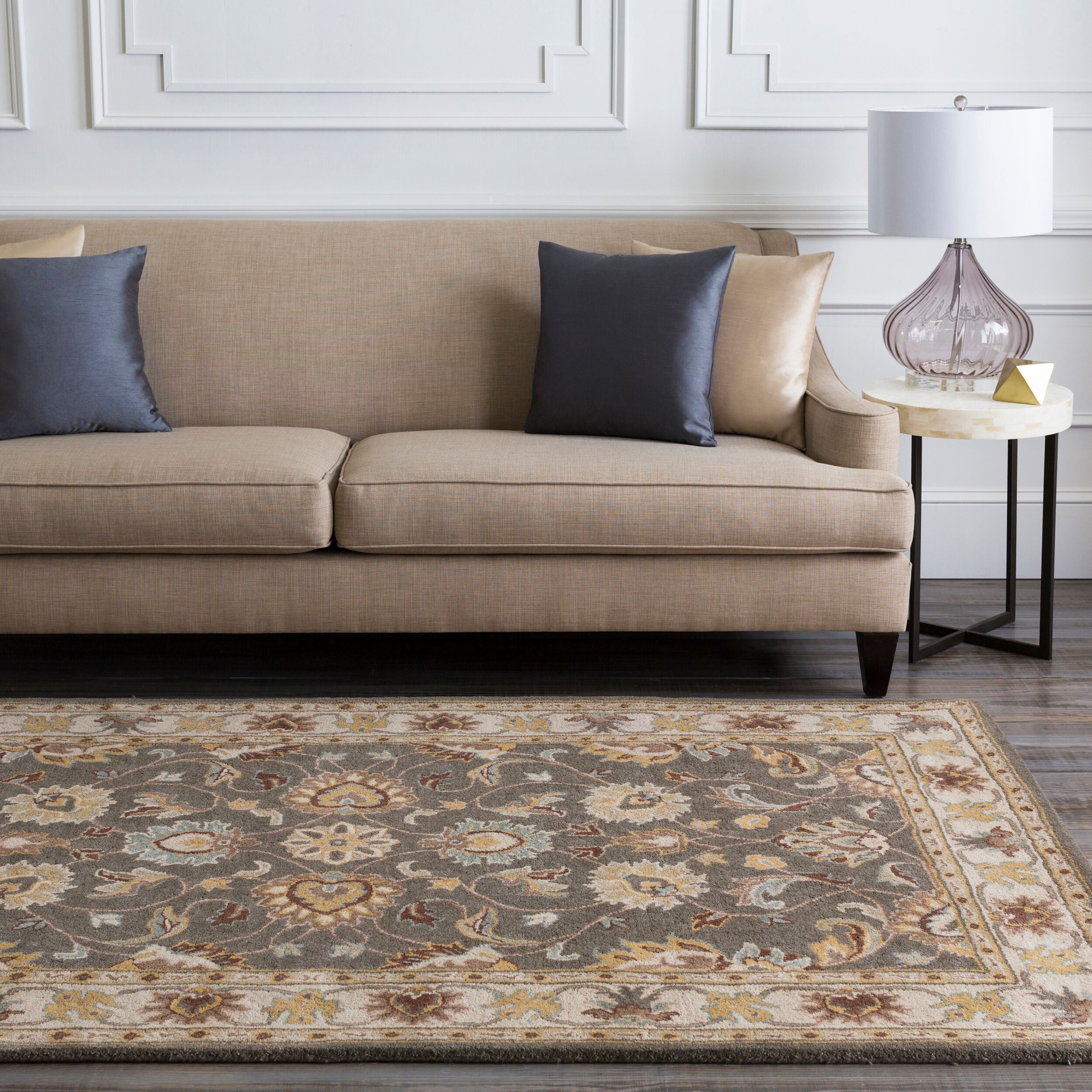 LIVABLISS Caesar CAE-1005 Charcoal Area Rug