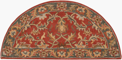 Caesar CAE-1007 Rust Area Rug by LIVABLISS
