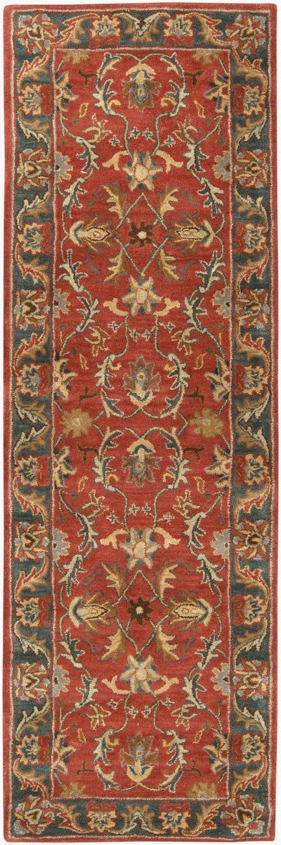 Caesar CAE-1007 Rust Area Rug by LIVABLISS