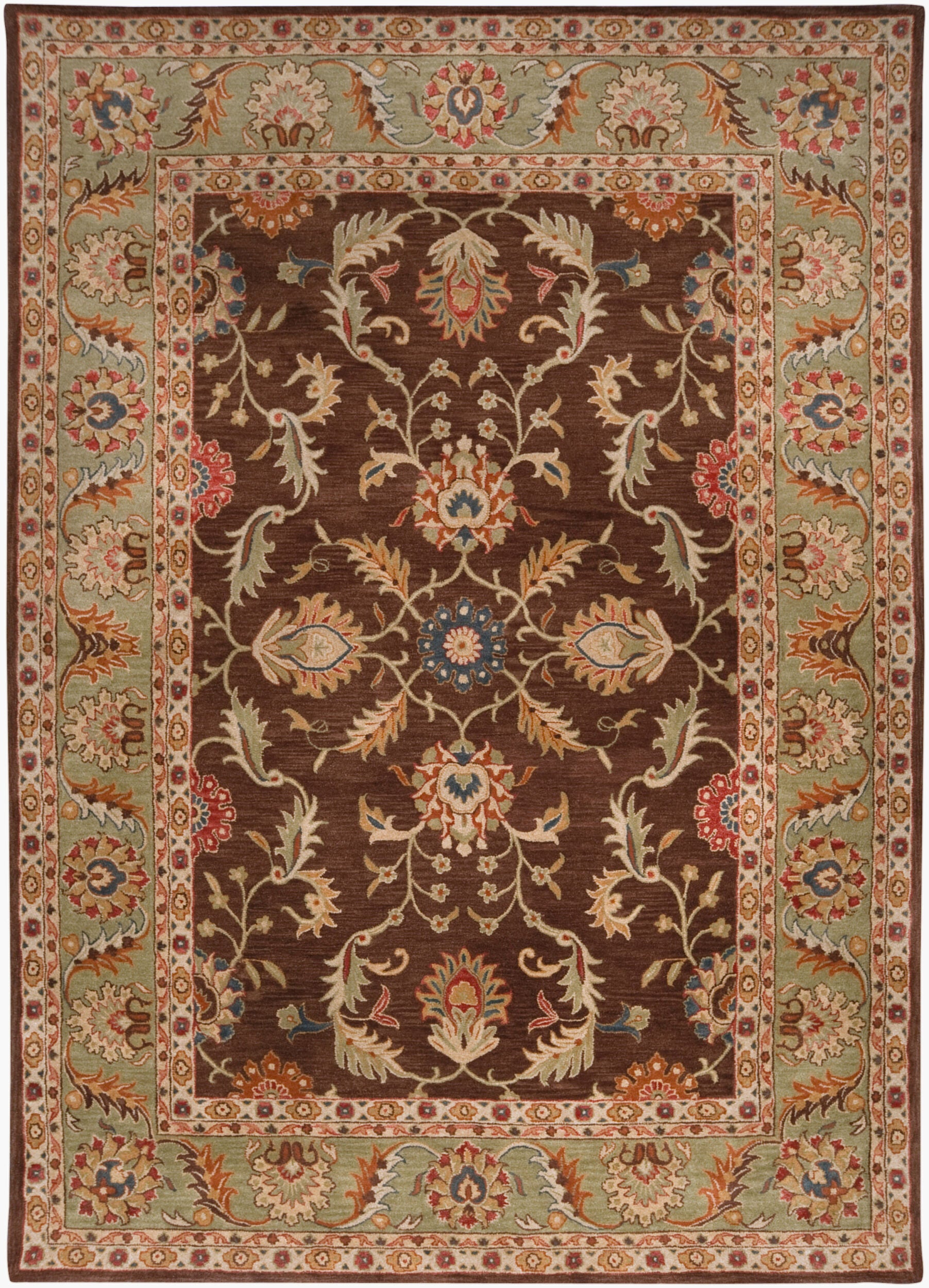 LIVABLISS Caesar CAE-1009 Dark Brown Hand Tufted Area Rug