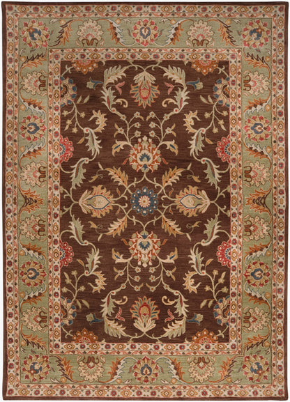 LIVABLISS Caesar CAE-1009 Dark Brown Hand Tufted Area Rug